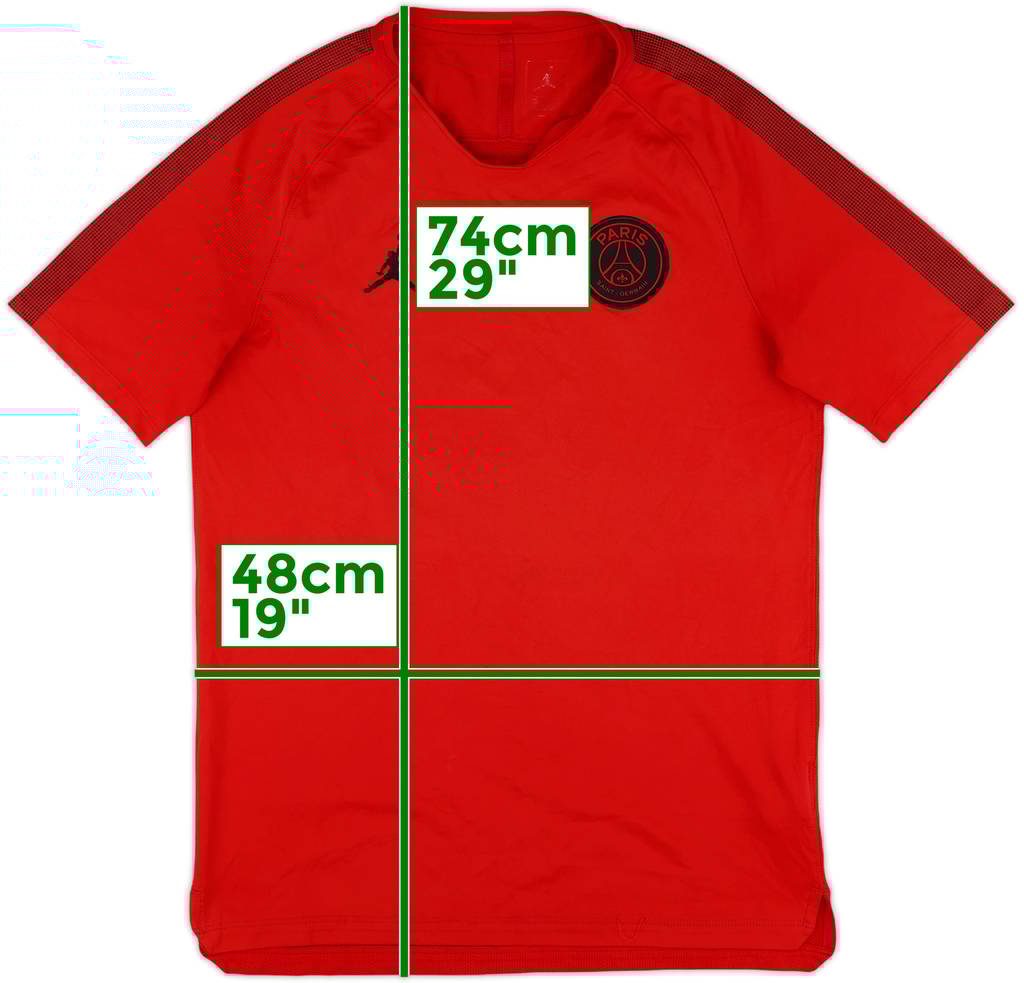 2018-19 Paris Saint-Germain Nike Jordan Training Shirt - 8/10 - (M)