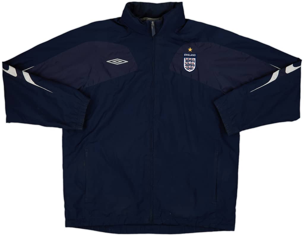 2006-07 England Umbro Hooded Rain Jacket - 7/10 - (XL)