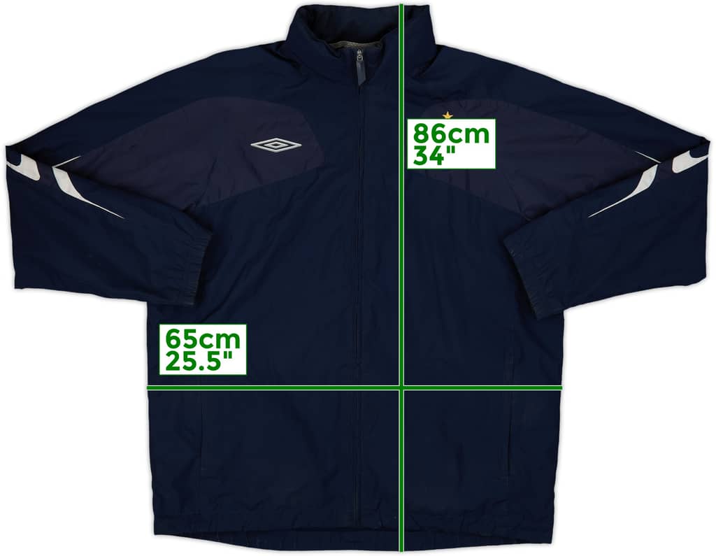 2006-07 England Umbro Hooded Rain Jacket - 7/10 - (XL)