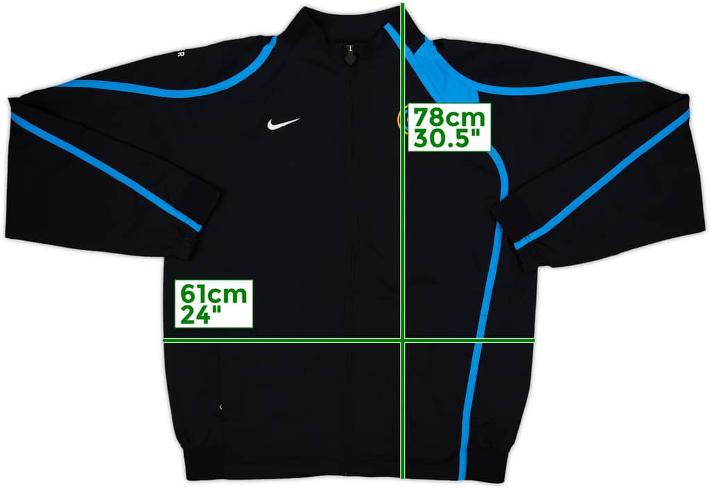 2007-08 Inter Milan Nike Track Jacket - 8/10 - (XL)