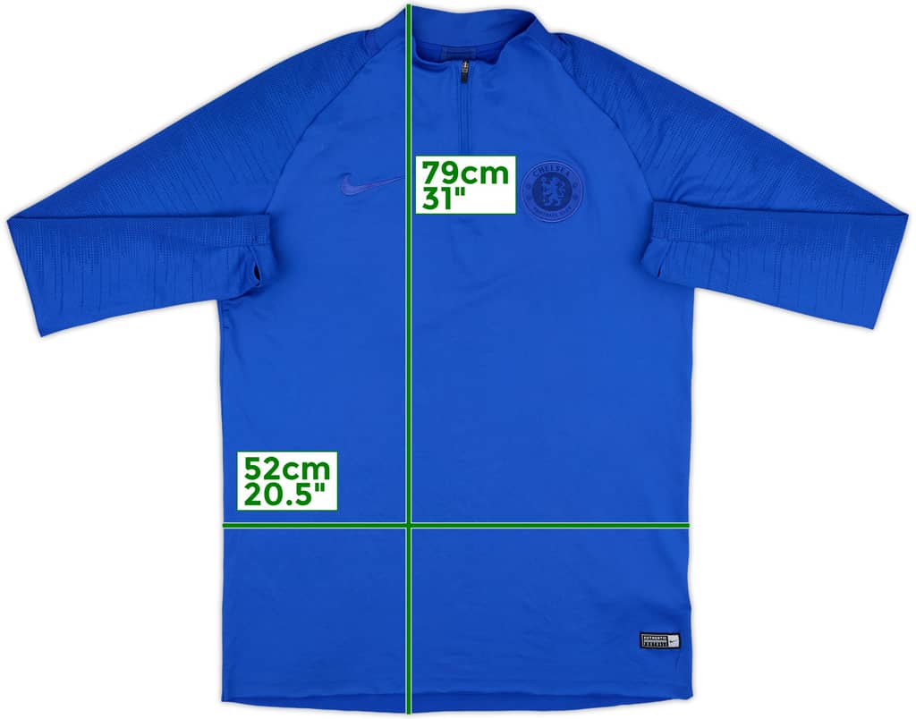 2020-21 Chelsea Nike 1/4 Zip Dril Top - 5/10 - (L)