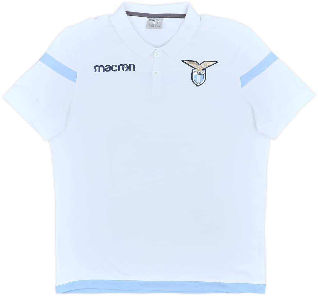 2018-19 Lazio Macron Polo Shirt - 7/10 - (XL)