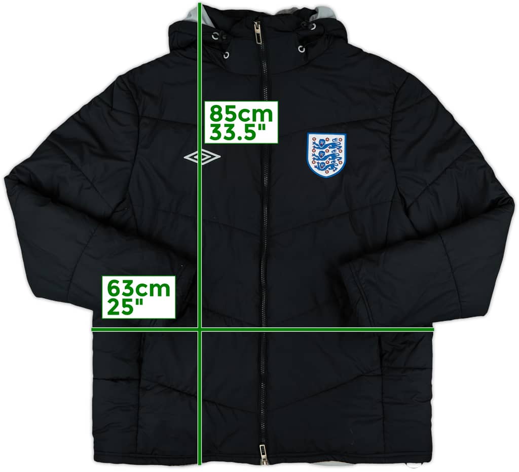 2010-11 England Umbro Padded Bench Coat - 8/10 - (XL)