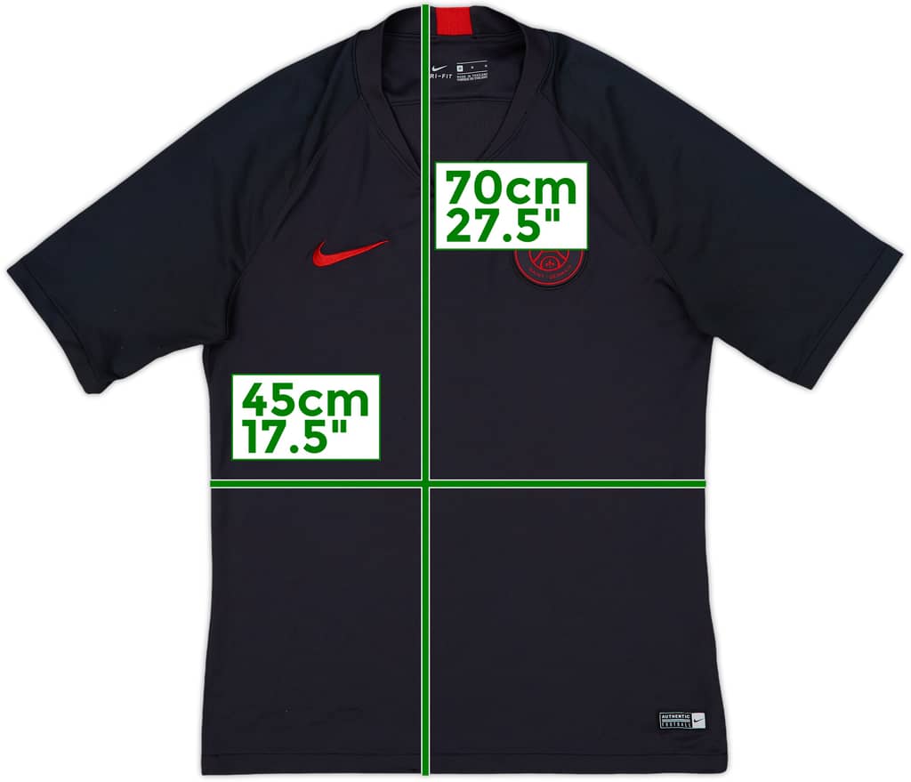 2016-17 Paris Saint-Germain Nike Training Shirt - 9/10 - (M)