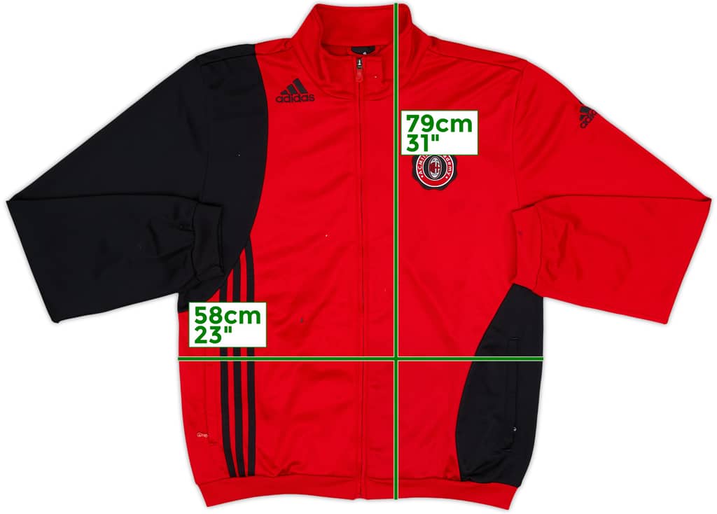 2009-10 AC Milan Academy adidas Track Jacket - 7/10 - (L)