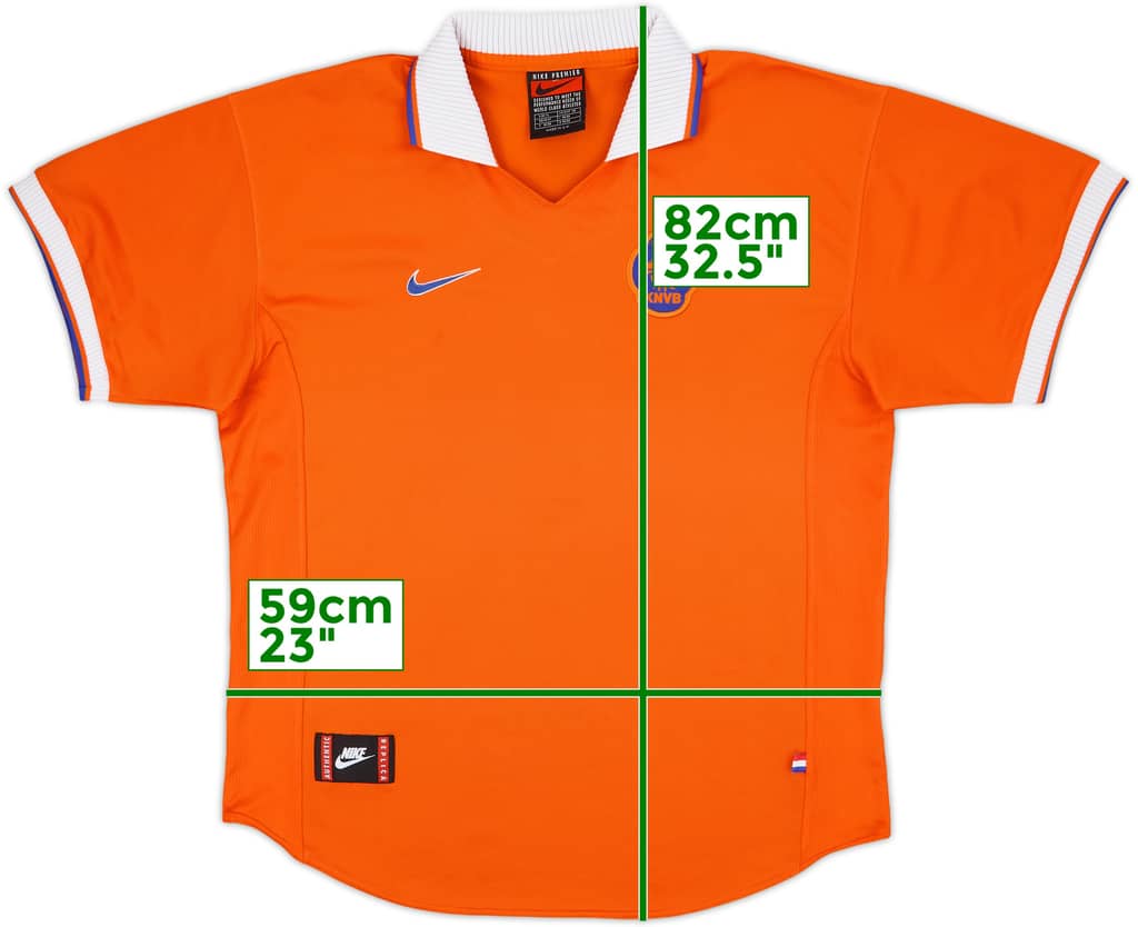 1997-98 Netherlands Home Shirt - 9/10 - (XL)