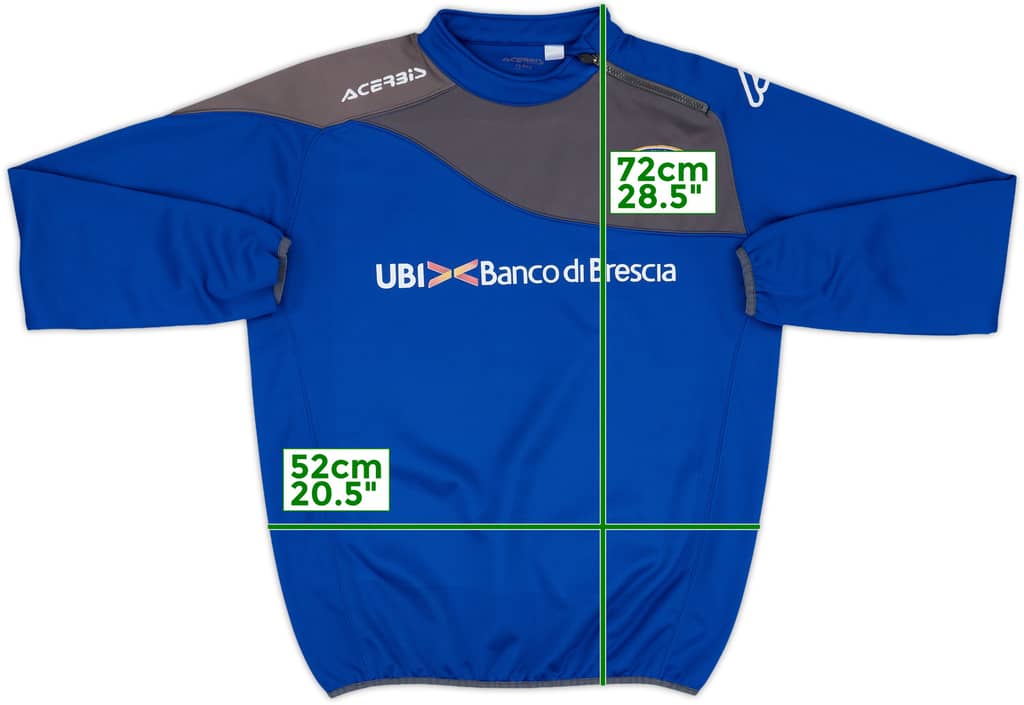 2017-18 Brescia Acerbis 1/4 Zip Drill Top - 8/10 - (L)
