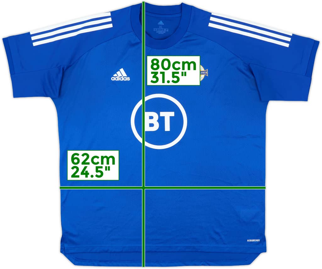 2020-22 Northern Ireland adidas Training Shirt - 9/10 - (XL)