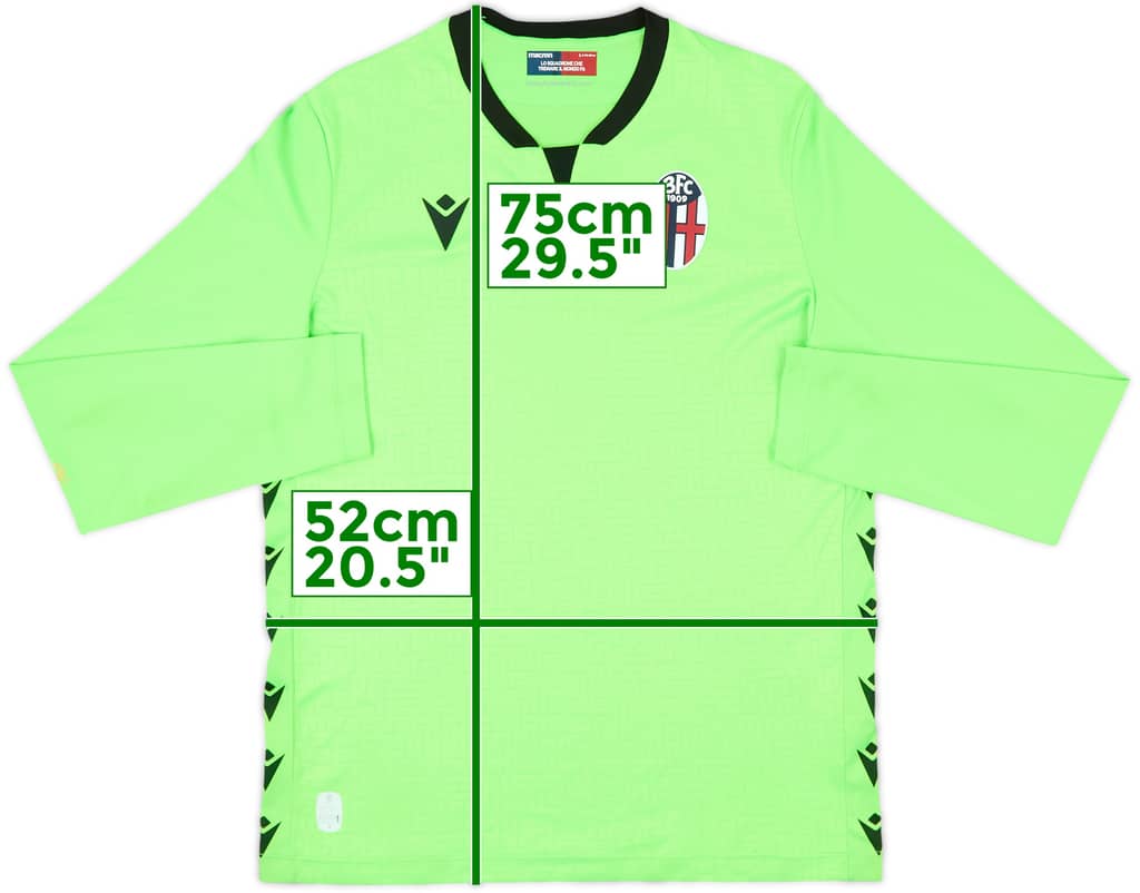2018-19 Bologna GK Shirt - 6/10 - (L)