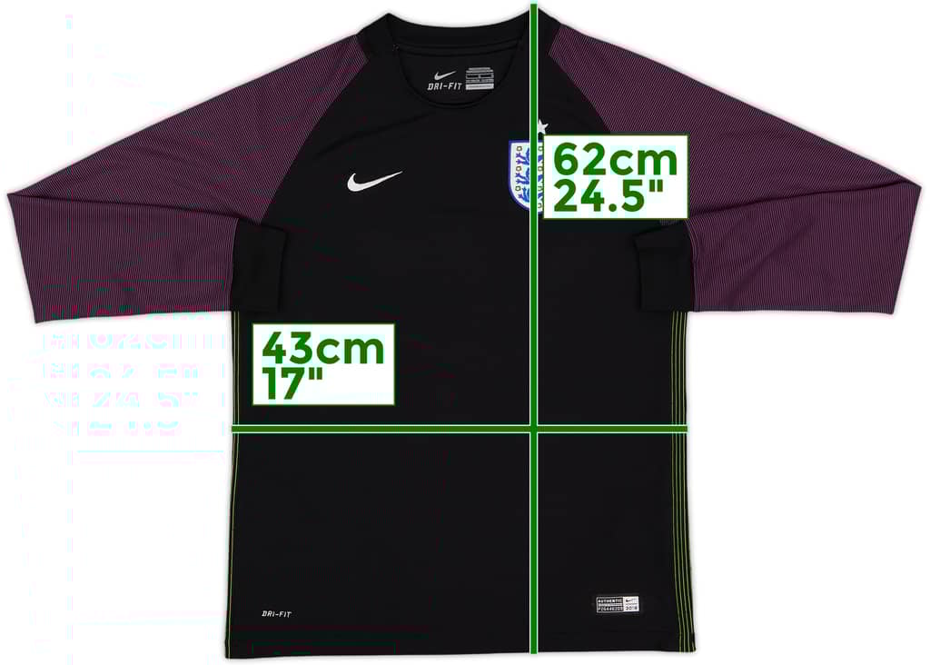 2016-18 England GK Shirt - 9/10 - (L.Boys)