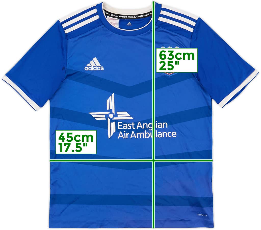 2019-20 Ipswich Home Shirt - 6/10 - (L.Boys)