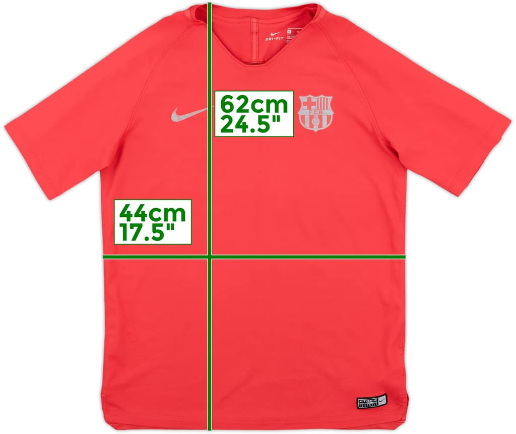 2018-19 Barcelona Nike Training Shirt - 6/10 - (XL.Boys)
