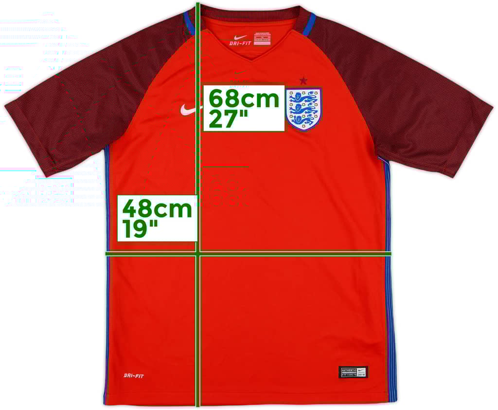 2016-17 England Away Shirt - 10/10 - (XL.Boys)