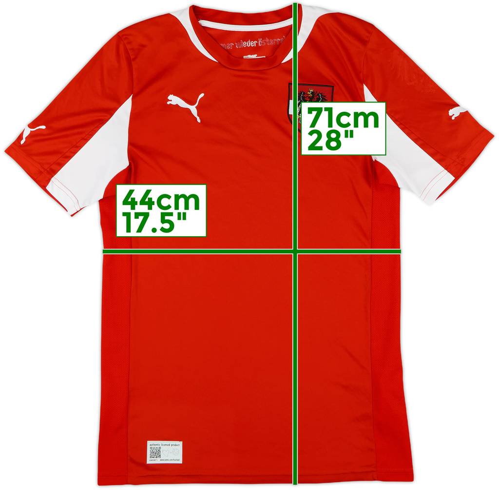 2012-14 Austria Home Shirt - - 8/10 - (S)