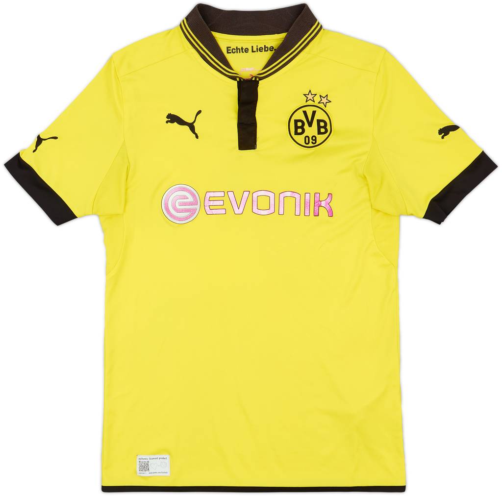 2012-13 Borussia Dortmund Home Shirt - 4/10 - (S)