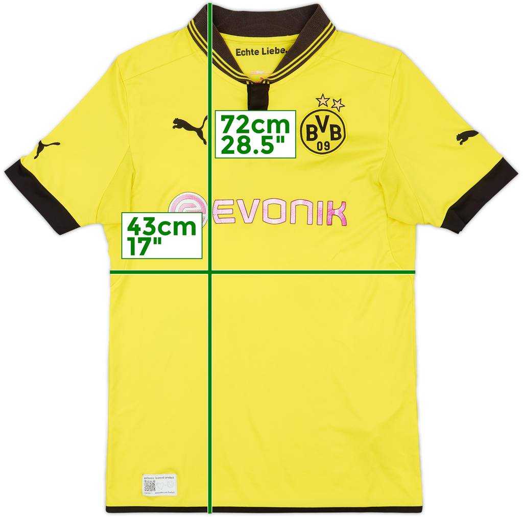 2012-13 Borussia Dortmund Home Shirt - 4/10 - (S)