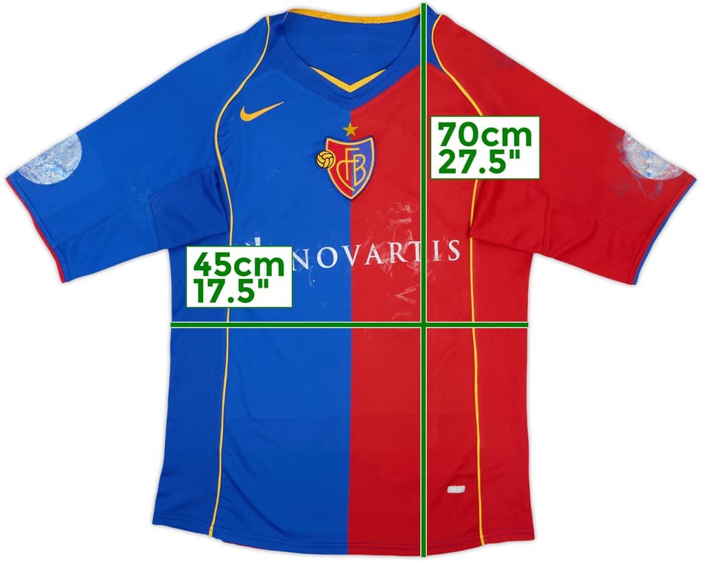 2004-05 FC Basel Home Shirt - 4/10 - (S)