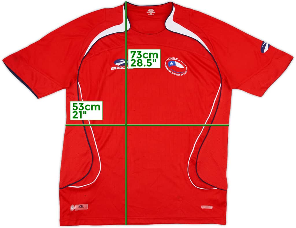 2007-09 Chile Home Shirt - 5/10 - (L)