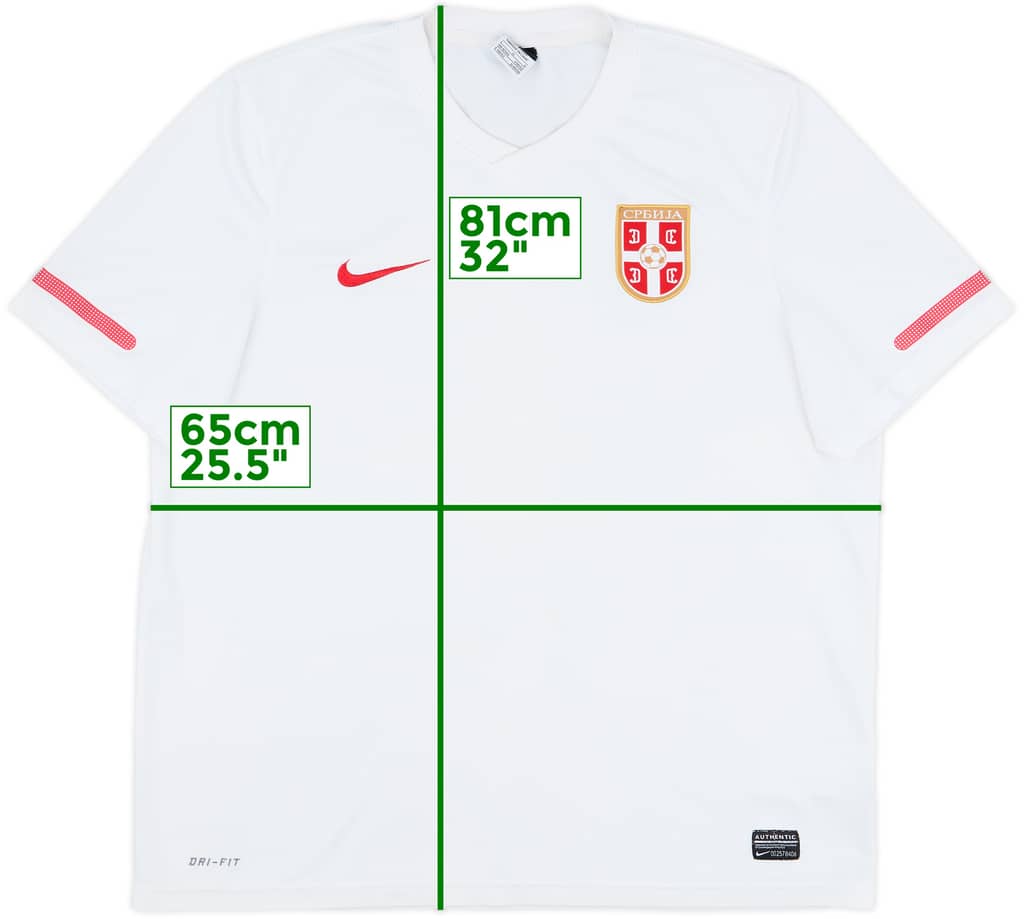2010-12 Serbia Basic Away Shirt - 5/10 - (L)