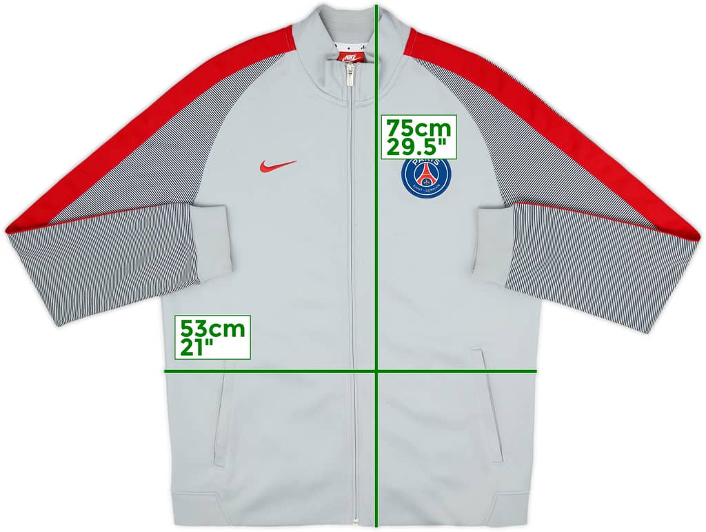 2017-18 Paris Saint-Germain Nike Track Jacket - 8/10 - (L)