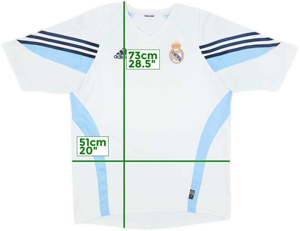 2003-04 Real Madrid adidas Training Shirt - 6/10 - (M)