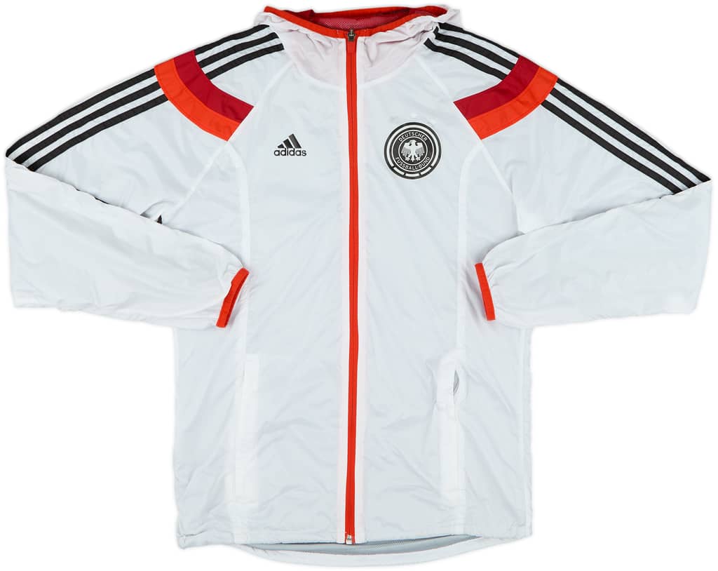2013-14 Germany adidas Hooded Rain Jacket - 8/10 - (S)