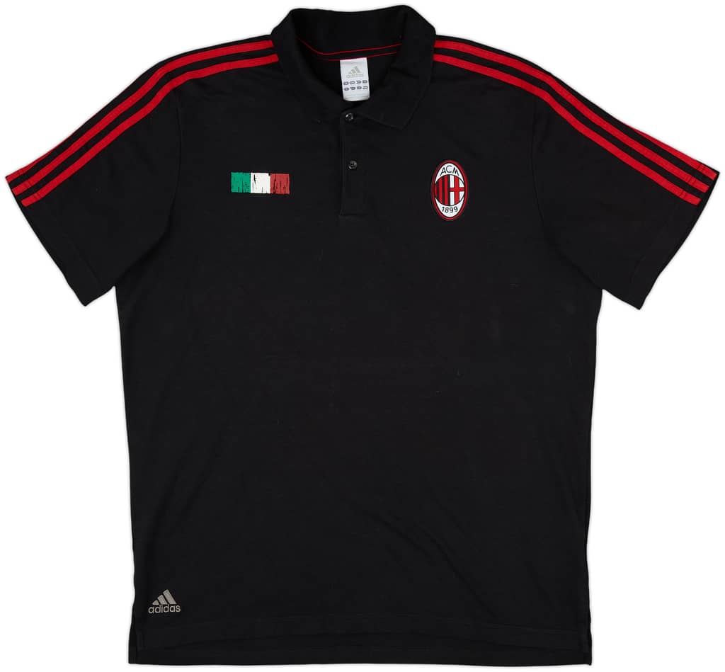 2012-13 AC Milan adidas Polo Shirt - 6/10 - (XL)