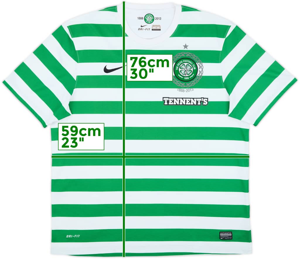 2012-13 Celtic '125th Anniversary' Home Shirt - 8/10 - (XL)