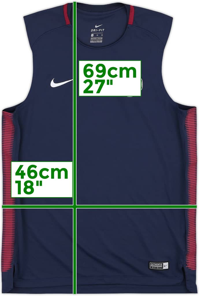 2017-18 Manchester City Nike Training Vest - 9/10 - (XL.Boys)