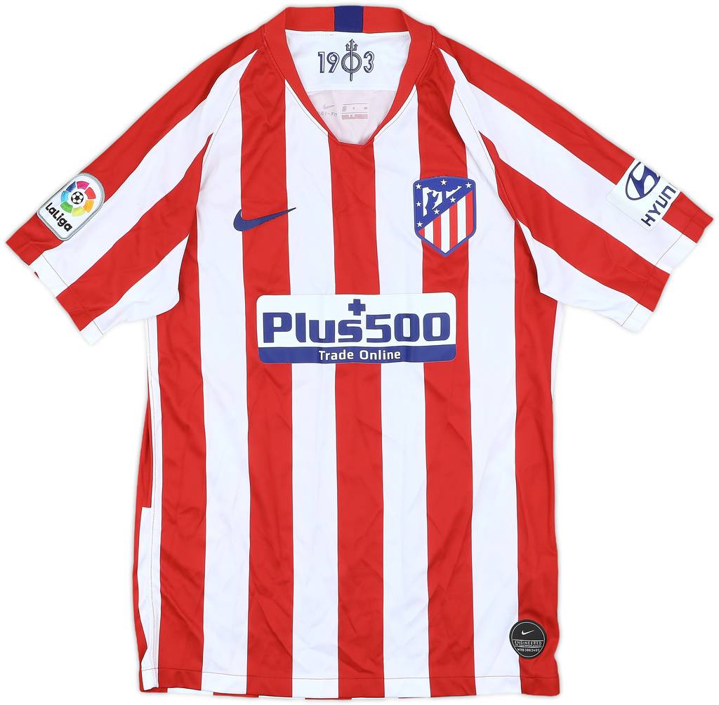 2019-20 Atletico Madrid Home Shirt - 7/10 - (S)