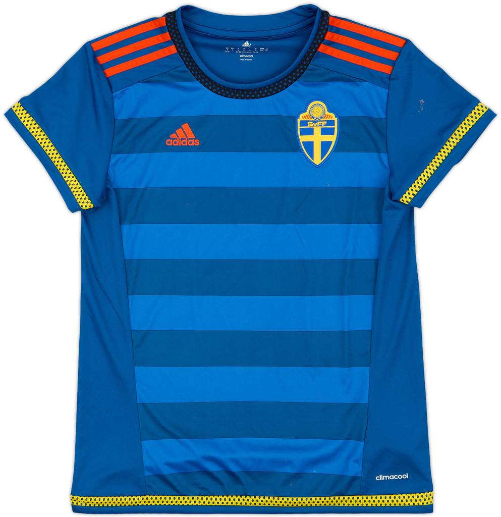 2015 Sweden Away Shirt - 9/10 - (Women's S)