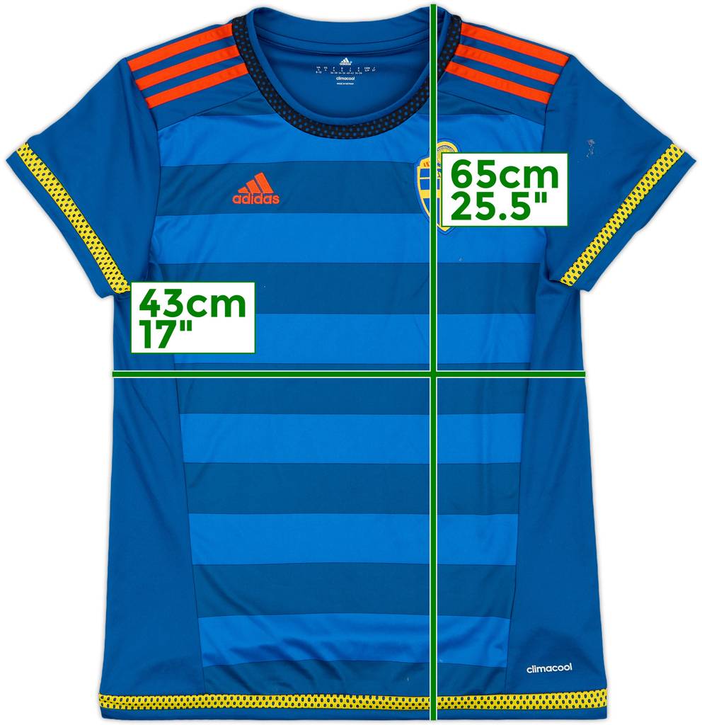 2015 Sweden Away Shirt - 9/10 - (Women's S)
