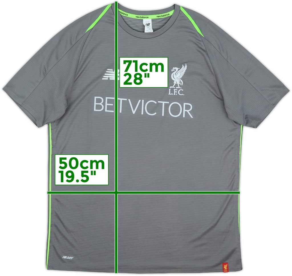 2018-19 Liverpool New Balance Training Shirt - 8/10 - (M)