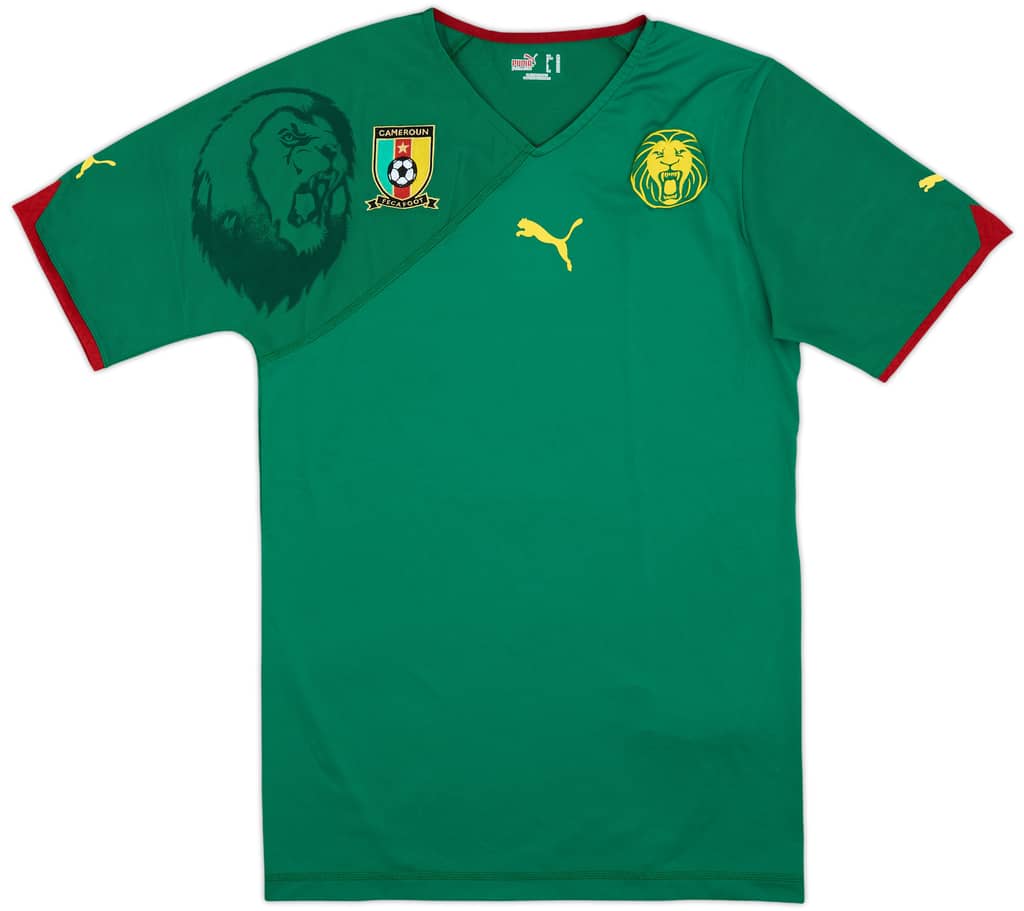 2010-11 Cameroon Player Issue Home Shirt - 10/10 - (XL)