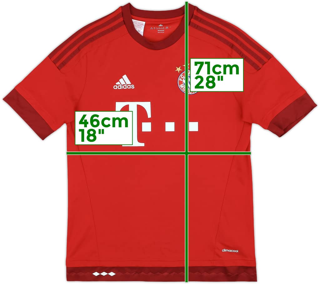 2015-16 Bayern Munich Home Shirt - 10/10 - (XL.Boys)
