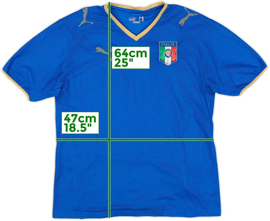 2007-08 Italy Home Shirt - 4/10 - (XL.Boys)
