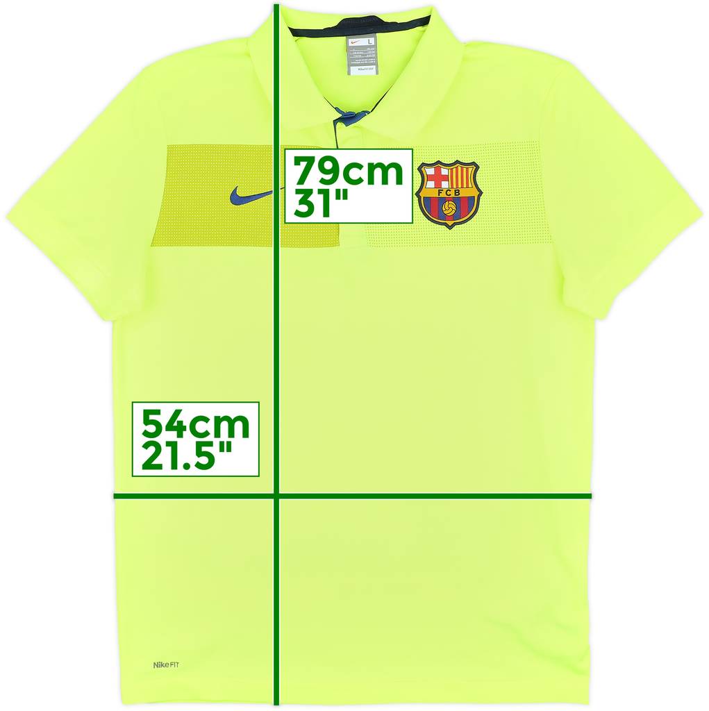 2009-10 Barcelona Nike Polo Shirt - 8/10 - (L)