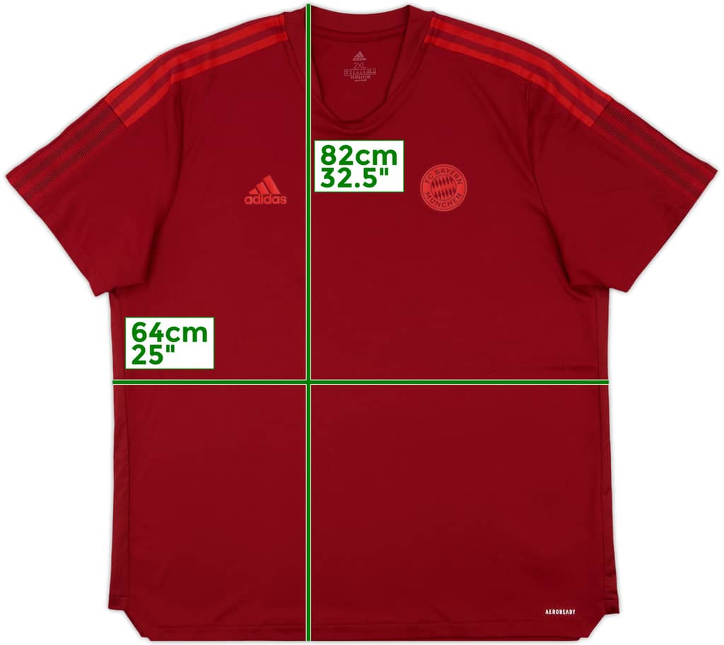 2021-22 Bayern Munich adidas Training Shirt - 9/10 - (XXL)