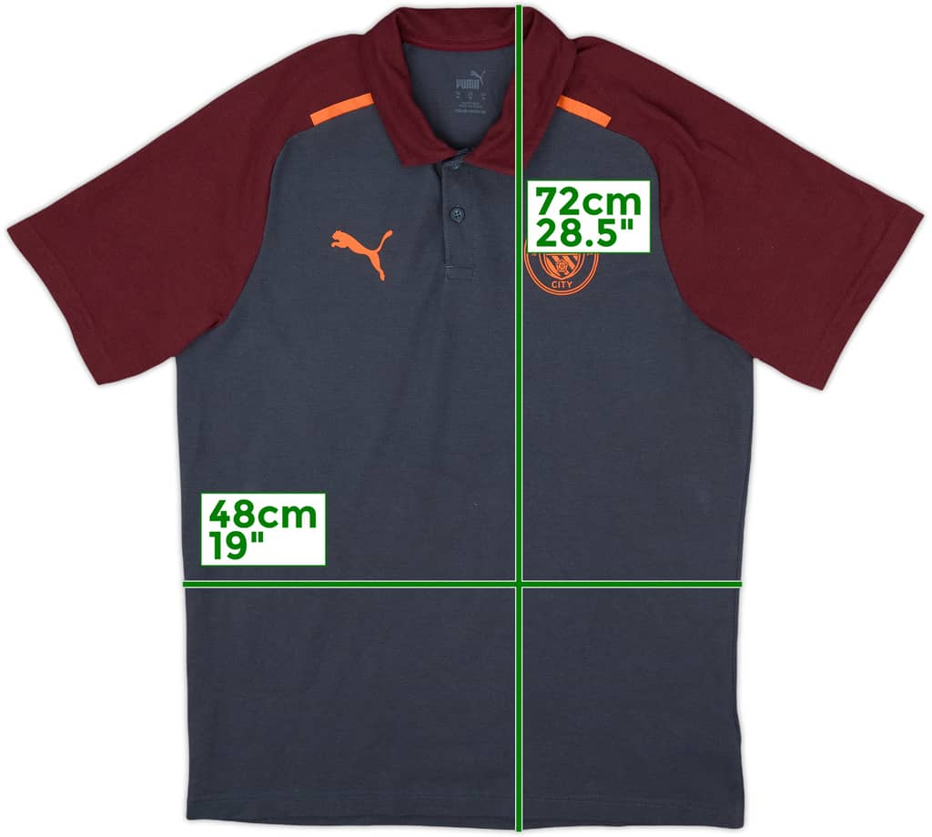 2023-24 Manchester City Puma Polo Shirt - 10/10 - (M)