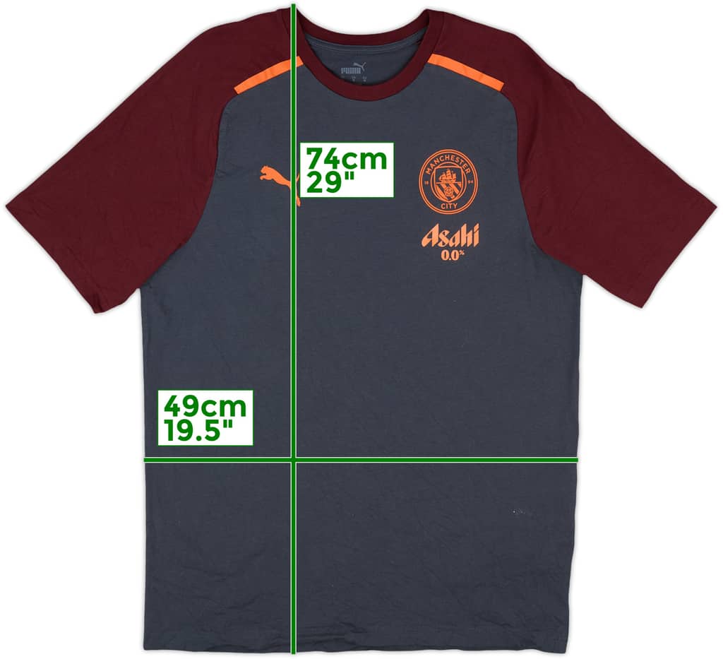 2023-24 Manchester City Puma Cotton Tee - 10/10 - (M)