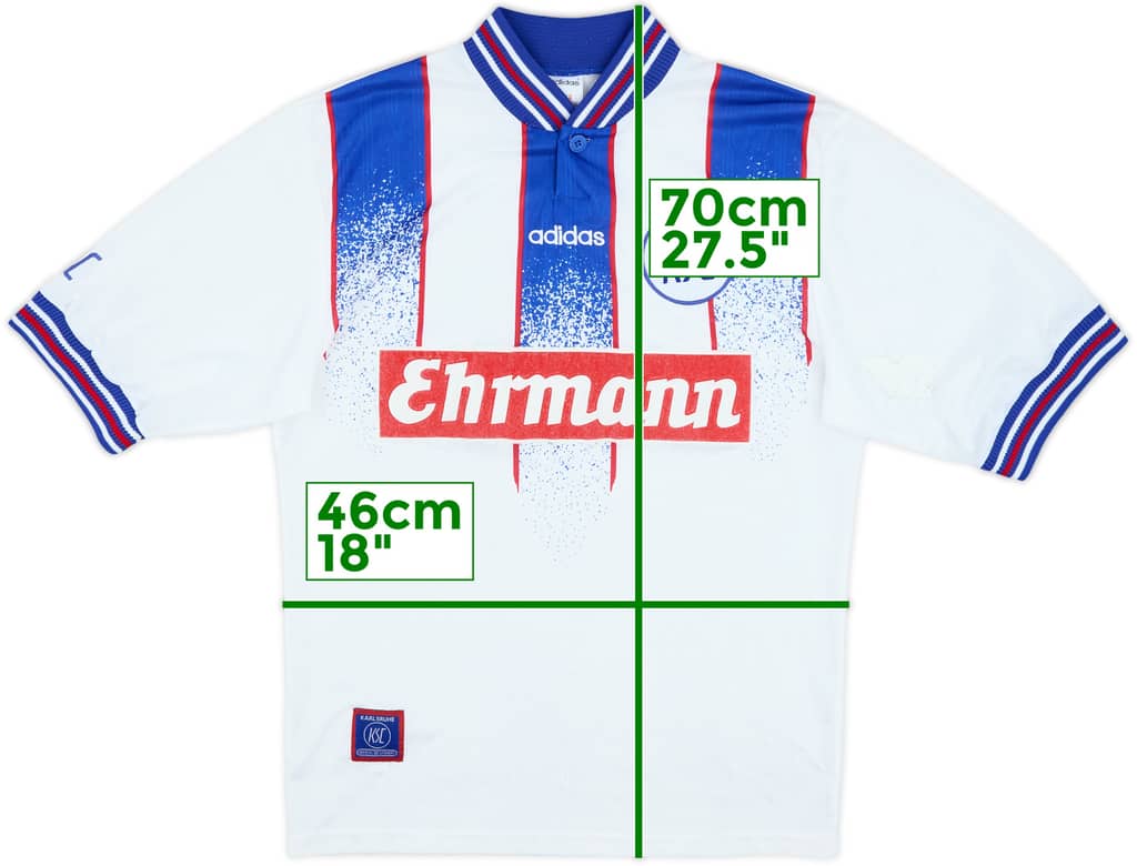 1996-98 Karlsruher Home Shirt - 8/10 - (S)