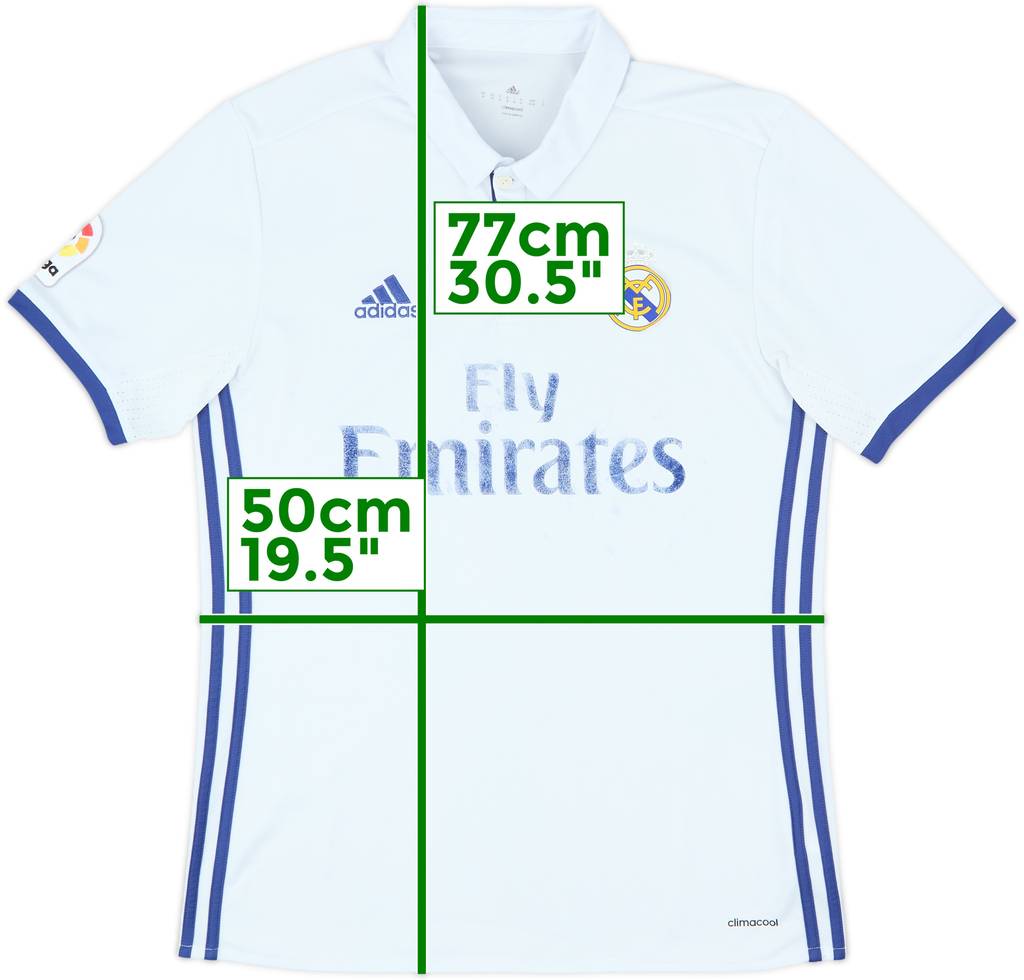 2016-17 Real Madrid Home Shirt - 4/10 - (M)