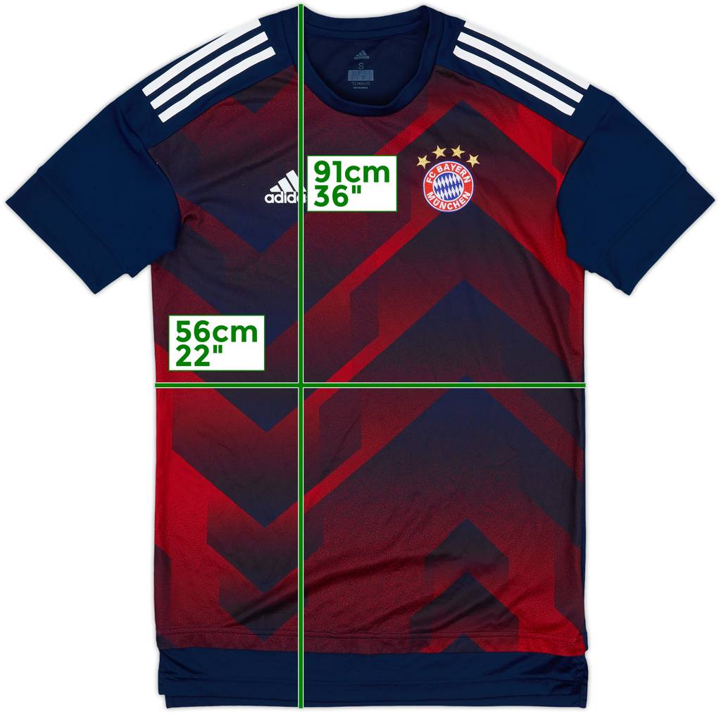 2017-18 Bayern Munich adidas Training Shirt - 8/10 - (S)