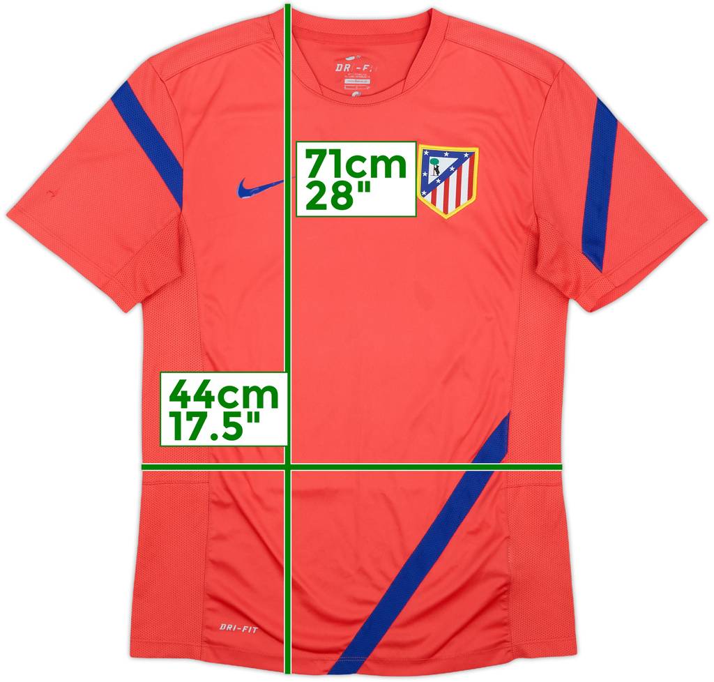 2011-12 Atletico Madrid Nike Training Shirt - 6/10 - (S)