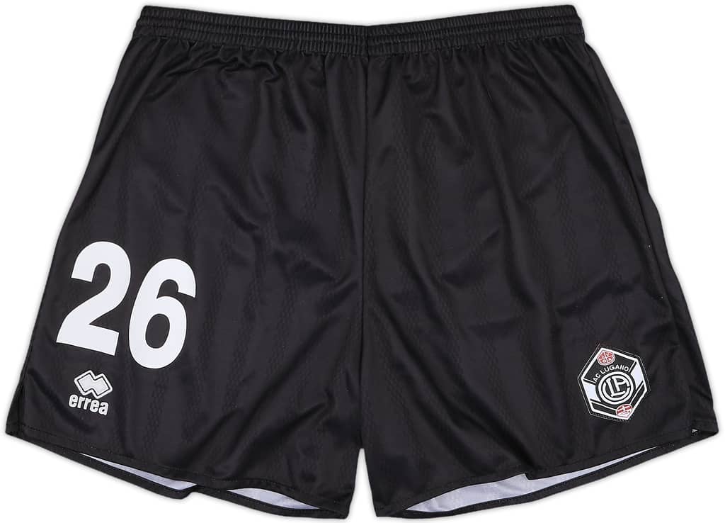 2005-06 Lugano Player Issue Errea Training Shorts #26 - 9/10 - (XXL)