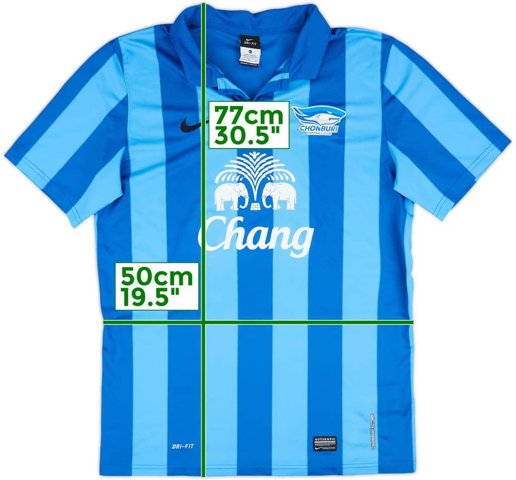 2013 Chonburi Home Shirt - 10/10 - (XL)