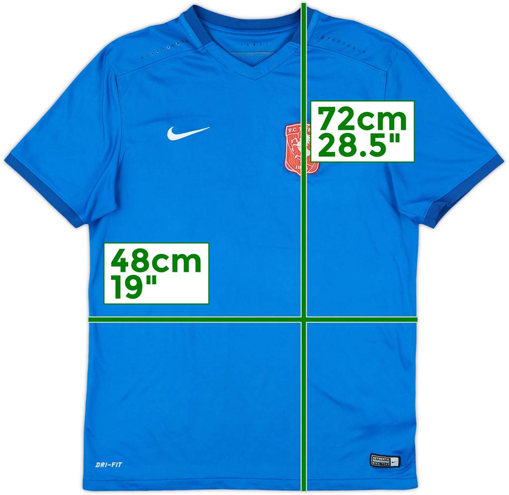 2015-16 FC Twente Nike Training Shirt - 8/10 - (L)