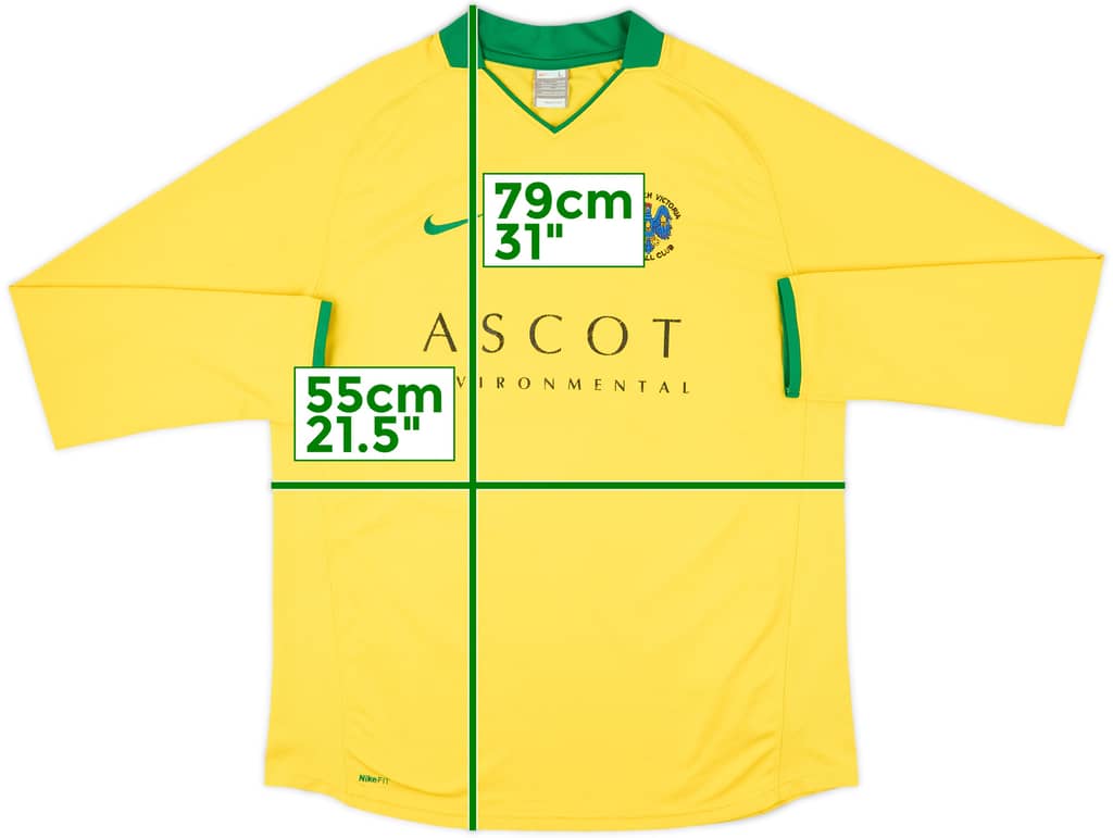 2008-09 Northwich Victoria Away L/S Shirt - 8/10 - (L)
