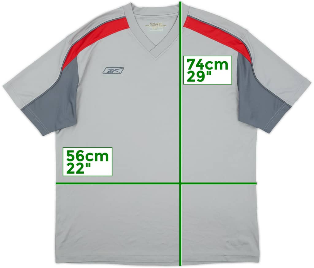 2003-04 Liverpool Reebok Training Shirt - 8/10 - (L)