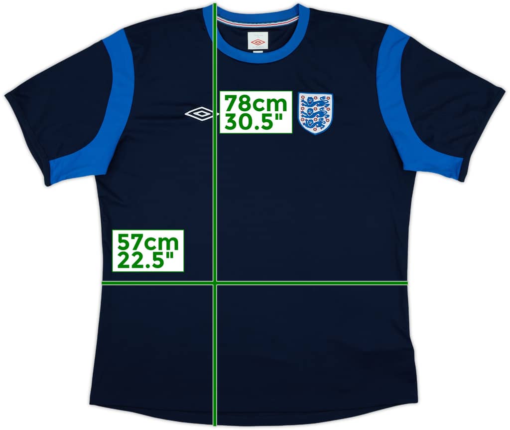 2010-11 England Umbro Training Shirt - 10/10 - (XL)
